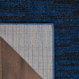Nourison Essentials Nre01 Midnight Blue Rug