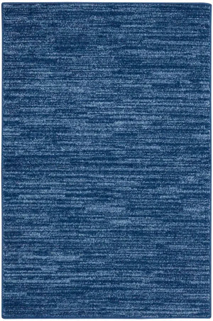 Nourison Essentials Nre01 Navy Blue Rug