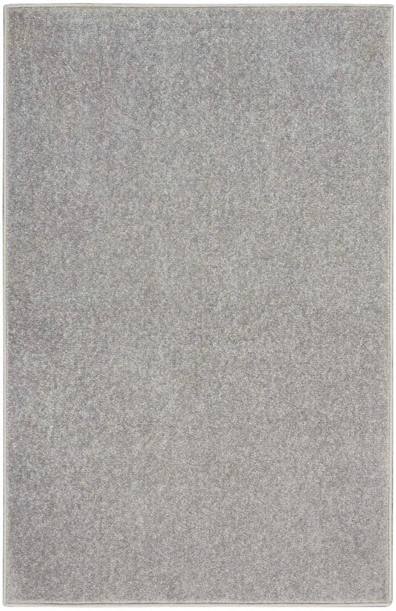 Nourison Essentials Nre01 Silver Grey Rug