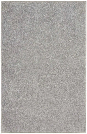 Nourison Essentials Nre01 Silver Grey Rug
