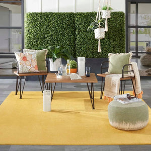 Nourison Essentials Nre01 Yellow Rug
