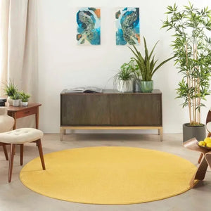 Nourison Essentials NRE01 Yellow Rug