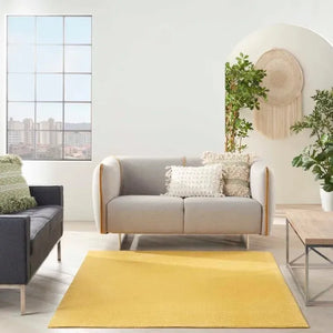 Nourison Essentials NRE01 Yellow Rug
