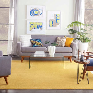 Nourison Essentials Nre01 Yellow Rug