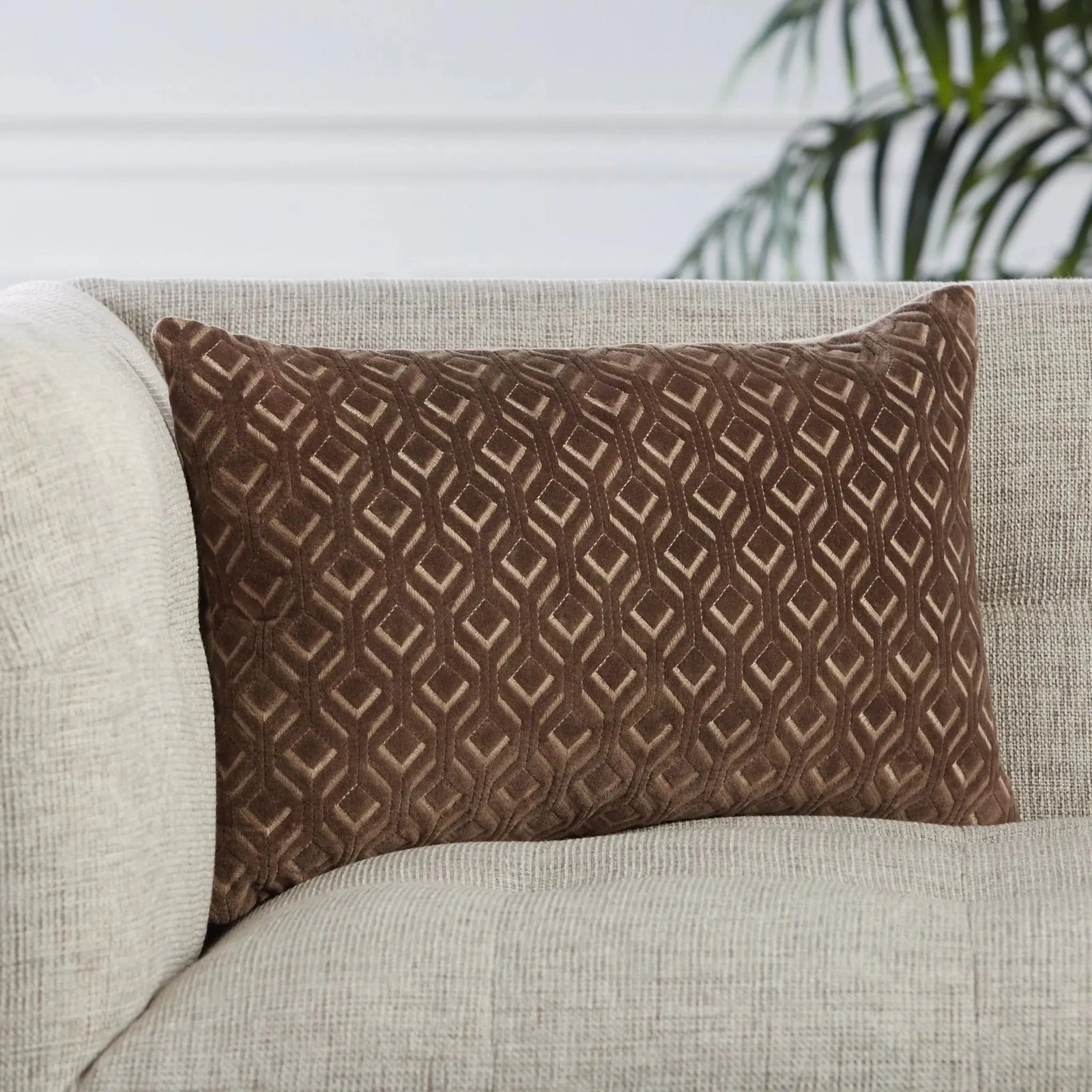 Nouveau Nou10 Colinet Dark Taupe/Silver Pillow