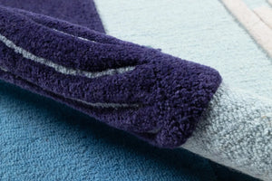 Novogratz Atticus ATC-2 Blue Rug