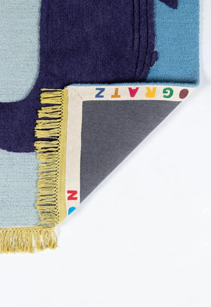 Novogratz Atticus ATC-2 Blue Rug