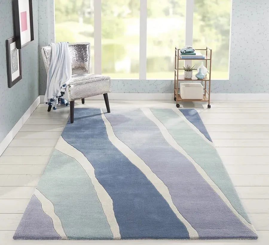 Novogratz Delmar DEL 4 Blue Rug