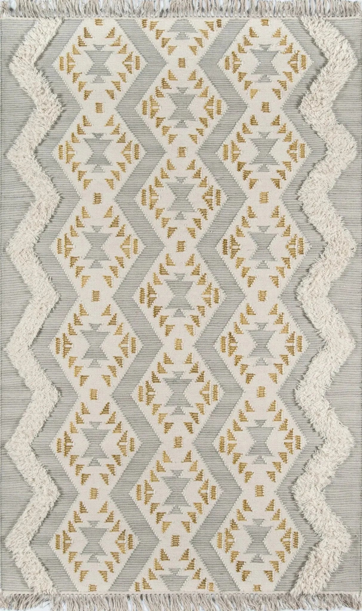 Novogratz Indio IND-1 Grey Rug