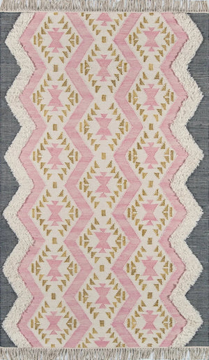 Novogratz Indio IND-1 Pink Rug