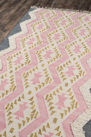 Novogratz Indio IND-1 Pink Rug