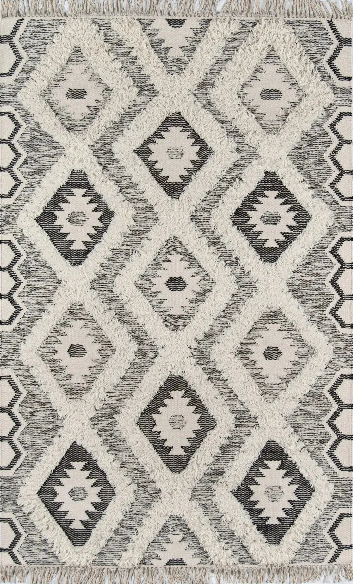 Novogratz Indio IND-5 Black Rug