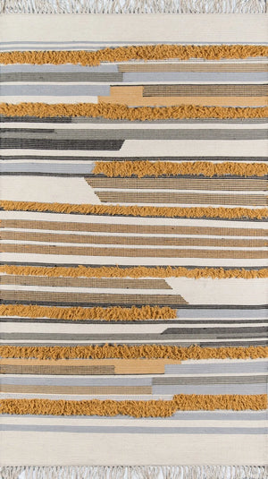 Novogratz Indio IND-6 Mustard Rug