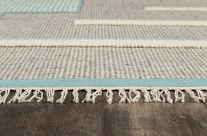 Novogratz Karl KRL-1 Blue Rug