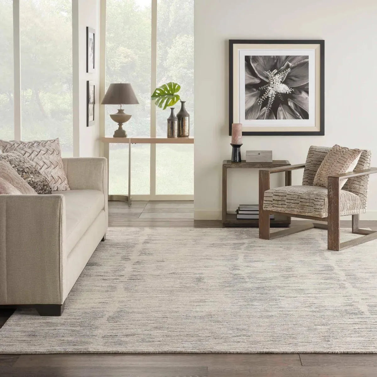Ocean Ocp03 Ivory/Slate Rug