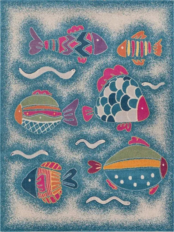 Oceania 81673BUC Blue/Cream Rug