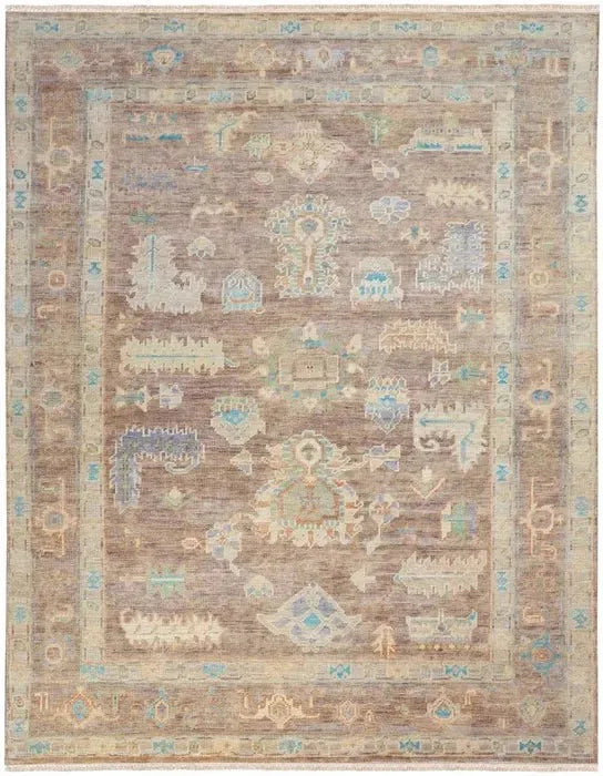 Odessa ODS01 Ivory/Mocha Rug