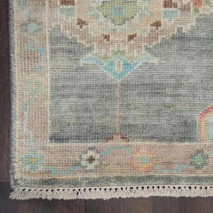 Odessa ODS02 Dark Grey/Multicolor Rug