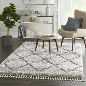 Oslo Shag OSL01 Silver Grey Rug