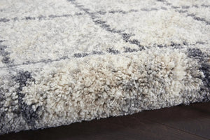 Oslo Shag OSL01 Silver Grey Rug