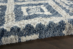 Oslo Shag OSL02 Denim Blue Rug