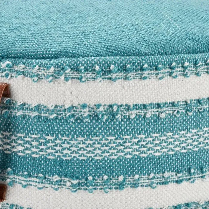 Outdoor Pillow VJ088 Turquoise Pouf