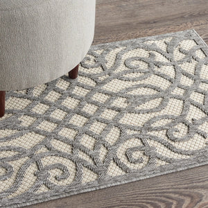 Cozumel CZM04 Cream Grey Rug