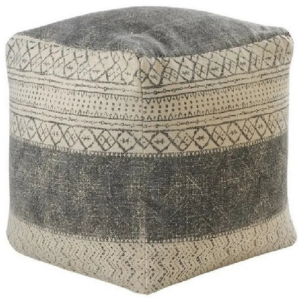 Pacifica 99771BLK Black Pouf