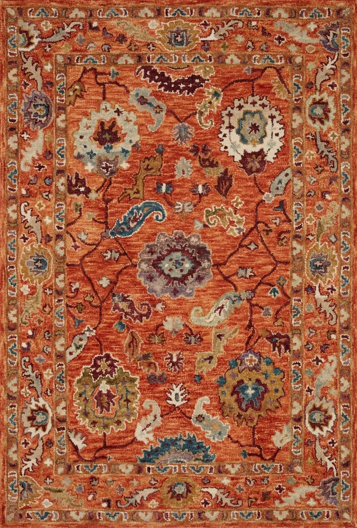 Padma Pma-01 Orange/Multi Rug