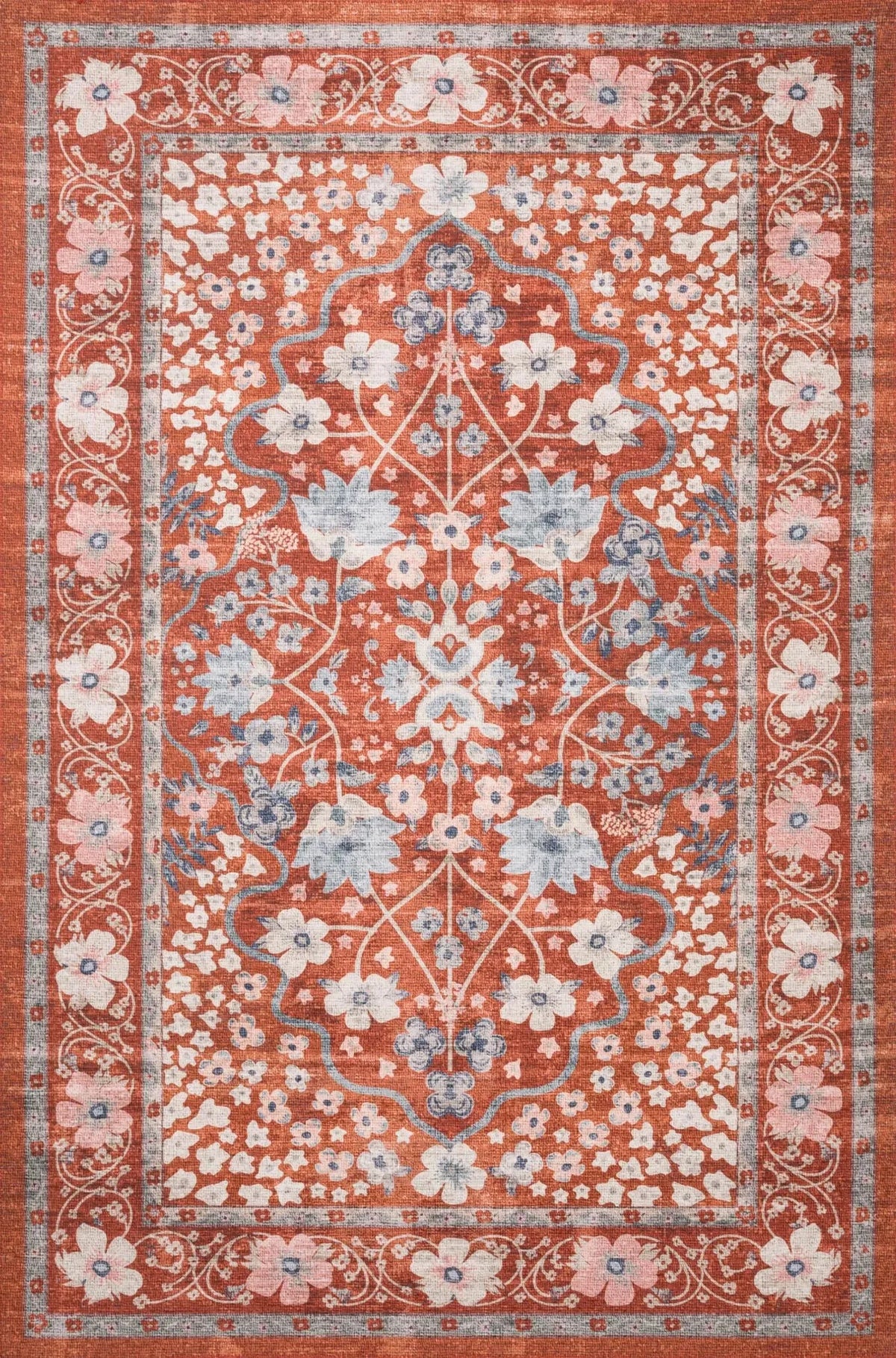 Palais by Rifle Paper Co PAL-02 Crimson Rug