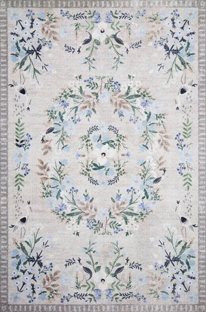 Palais by Rifle Paper Co PAL-03 Stone/Grey Rug