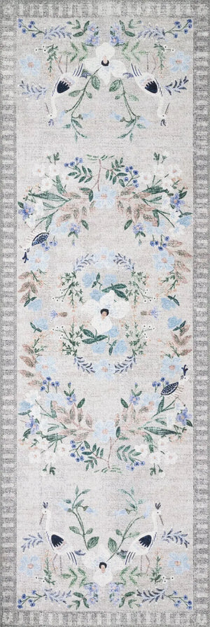 Palais by Rifle Paper Co PAL-03 Stone/Grey Rug