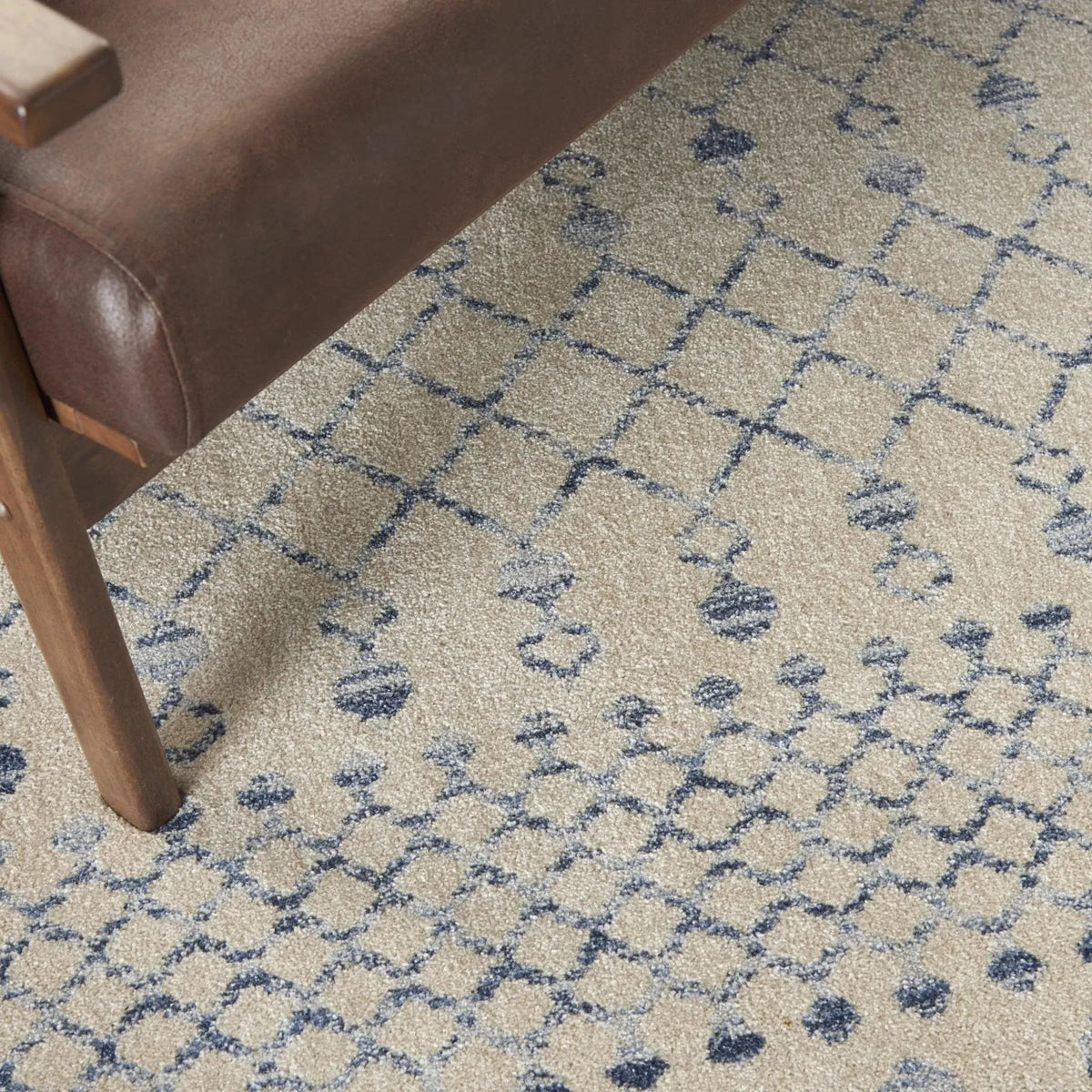 Palermo PMR03 Beige Blue Rug