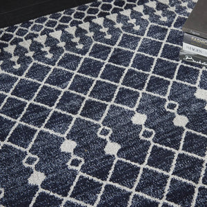 Palermo PMR03 Navy/Grey Rug