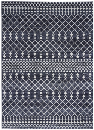 Palermo PMR03 Navy/Grey Rug