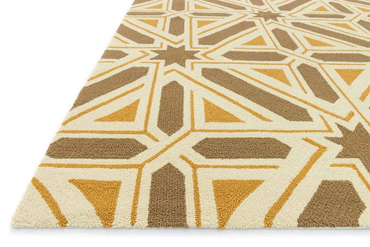 Palm Springs PM 04 Taupe / Gold Rug