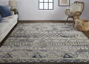 Palomar 6630F Gray/Blue Rug