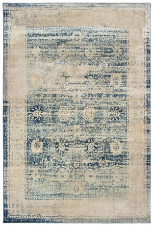 Pandora 1444H Ivory Blue Rug
