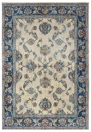 Pandora 1802E Ivory Blue Rug