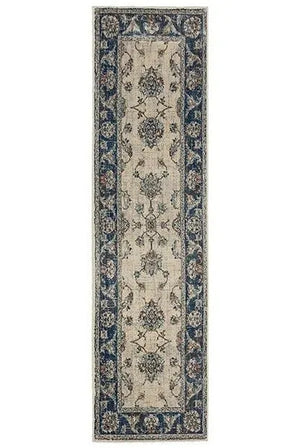 Pandora 1802E Ivory Blue Rug