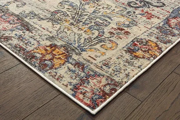Pandora 47H Ivory Multi Rug