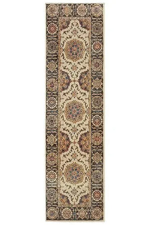Pandora 4929X Ivory Brown Rug