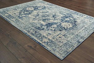 Pandora 70E Ivory Blue Rug