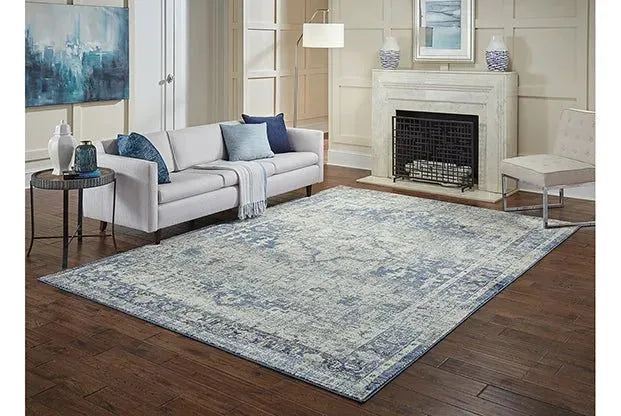 Pandora 70E Ivory Blue Rug