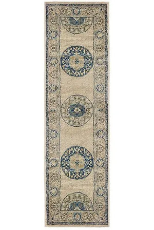 Pandora 8027W Ivory Blue Rug