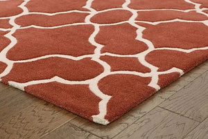 PANTONE UNIVERSE Optic 41109 Rust Ivory Rug