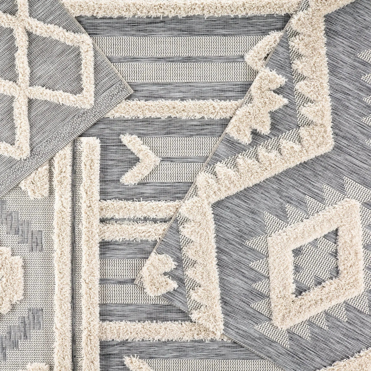 Parades PAD03 Hanai Gray/Cream Rug