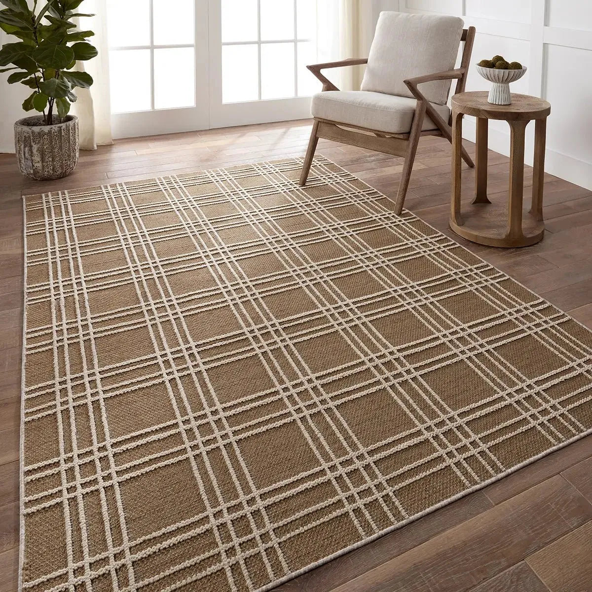 Paradizo PRA07 Brown/Cream Rug