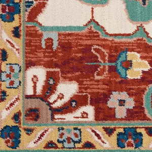 Parisa PSA01 Brick/Ivory Rug
