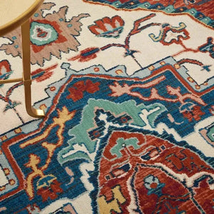 Parisa PSA01 Brick/Ivory Rug